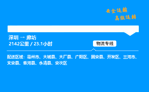 深圳到廊坊空運專線-航空快遞-深圳至廊坊物流公司