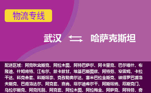 武漢到哈薩克斯坦物流專線全境/直達(dá)，武漢到哈薩克斯坦空運（海運）公司